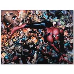 Marvel Comics "New Avengers #45" Numbered Limited Edition Giclee on Canvas by Jim Cheung with COA.