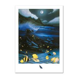 "Hanalei Bay" Limited Edition Mixed Media by Famed Artist Wyland, Numbered and Hand Signed with Cert