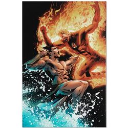 Marvel Comics "Ultimate Fantastic Four #26" Numbered Limited Edition Giclee on Canvas by Greg Land w