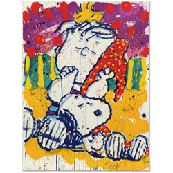 Tom Everhart- Hand Pulled Original Lithograph "Who Placed the Wake Up Call"