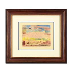 Neal Doty (1941-2016), Framed Original Mixed Media Linocut, Hand Signed with Certificate of Authenti