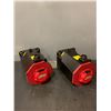 Image 2 : (2) - FANUC A06B-0266-B100#0100 A860-2000-T321 AC SERVO MOTORS