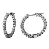 Image 1 : 1.14 CTW Diamond Earrings 14K White Gold - REF-67X3R
