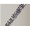 Image 1 : Silver 108 Tanzanites(12.2ct) Bracelet (~length 7.5inches), Appraised Retail $1955