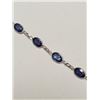 Image 1 : 44118K White Gold Sapphire(7.7ct) Bracelet, Custom Designed in Canada, Insurance Value $6000