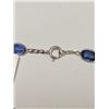 Image 2 : 44118K White Gold Sapphire(7.7ct) Bracelet, Custom Designed in Canada, Insurance Value $6000