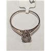 Image 4 : 14K White Gold Diamond(I, 0.7ct) Solitaire Ring (~Size 7)(Ring is resizable for $40), Made in Canada