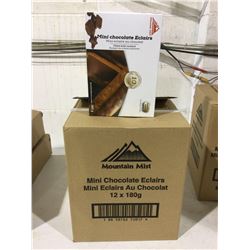 Case of Mini Chocolate Eclairs (12 x 180g)