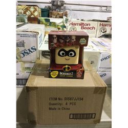 Case of 4 Incredibles 2 Glow Buddies LED Light Up Toys