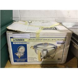 Sunnex Round Chafing Dish Set 5L