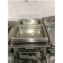 Stainless Steel Rectangular Chafing Dish w/ Inserts