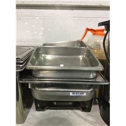 Stainless Steel Rectangular Chafing Dish w/ Inserts