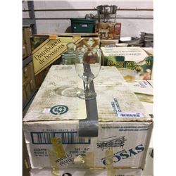 Case of 22 Sysco340mL Glass Goblets