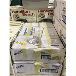 Case of 24 SyscoFooted Rock Glasses 163mL