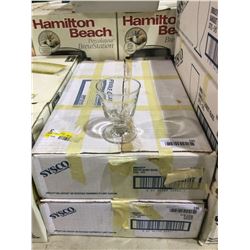 Case of 24 Sysco Footed Rock Glasses 163mL