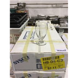 Case of 24 Sysco Goblet Glasses 310mL