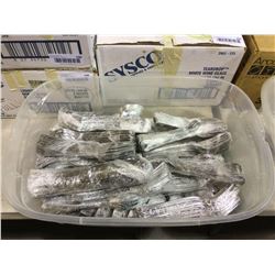 Bin of Utensils (Forks, Spoons)