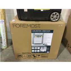 Foremost Carlington 24" Modular Wall Hung Vanity w/ Cultured Marble Top - High Gloss White Finish - 