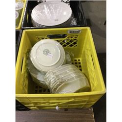 Crate of Misc. Dishes