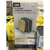 Image 1 : ORG Sliding Under Cabinet Bakeware Organizer (21" L x 10" W x 9.6" H)