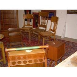 MILK AND CREAM CANS  the milk can has '