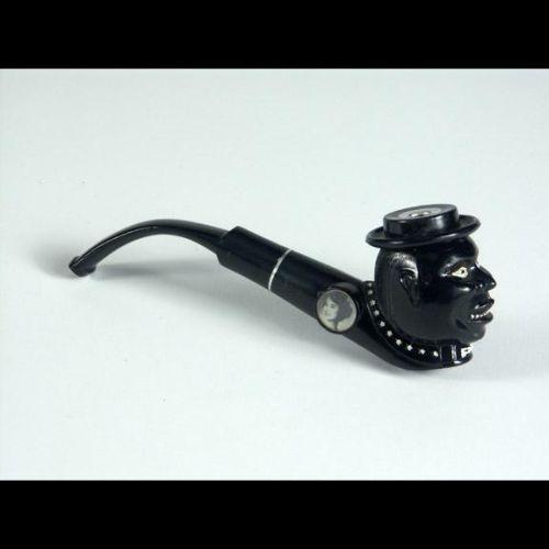 SMOKING PARAPHERNALIA Two smoking pipes, One is a Pub Pipe with white