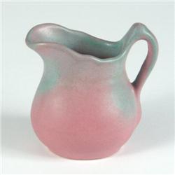 POTTERY. A lot of two pottery items, one is a tapered handled coffee mug 4 1/2 H signed Van Briggle 