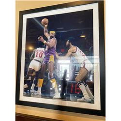 Framed collector NBA picture Wilt Chamberlain