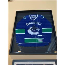 Framed Vancouver Canucks Jersey