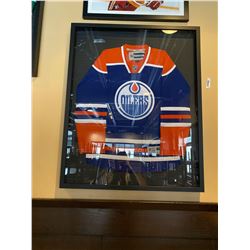 Framed NHL Edmonton Oilers Jersey