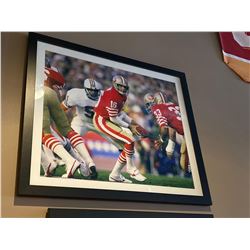 Framed Collector NFL Picture Joe Montana