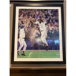 Framed collector MLB Picture Joe Carter Home Run