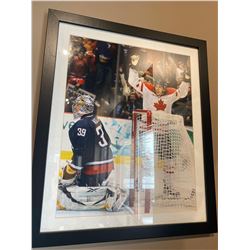 Framed collector picture NHL Sydney Crosby Team Canada scores