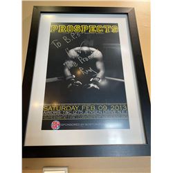 Framed Boxing Promo Poster Prospects
