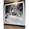 Image 1 : Large Framed black and white Kayaking picture