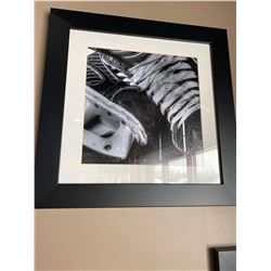 Framed Hockey Skates Picture