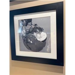 Framed get in the game football picture