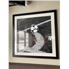 Image 1 : Framed corner kick soccer picture