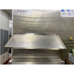 Stainless steel slanted drip shelf approx 3ft