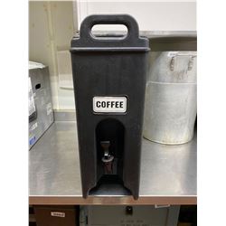 Insulated coffee dispenser with lid