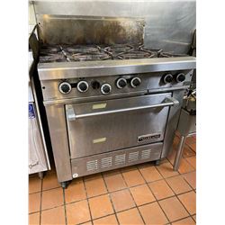 Garland 6 burner Single Door Gas Range -BUYER MUST PROFESSIONALLY DISCONNECT AND CAP