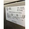 Image 10 : Lincoln Model 1600 Gas Triple Deck Gas Conveyor Pizza Oven . Sold with custom size hood exhaust (dis