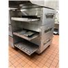 Image 3 : Lincoln Model 1600 Gas Triple Deck Gas Conveyor Pizza Oven . Sold with custom size hood exhaust (dis