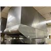 Image 7 : Lincoln Model 1600 Gas Triple Deck Gas Conveyor Pizza Oven . Sold with custom size hood exhaust (dis