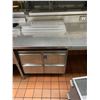 Image 1 : Quest Heated 4 drawer Stainless 3 ft work prep station-- BUYER MUST PROFESSIONALLY REMOVE, DISCONNEC