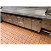 Image 2 : Quest Multi Line 12 ft Prep food station heated service inserts-BUYER MUST PROFESSIONALLY REMOVE, DI