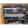 Image 11 : Rack of all audio video components including power amps, cable boxes, modems, etc