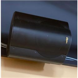 Omage commercial indoor outdoor speaker, includes mount - mounted high on wall, buyer must remove