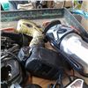 Image 2 : Box of cordless tools and chargers