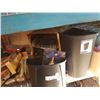 Image 1 : BIN OF XMAS LIGHTS AND BOX OF XMAS DECOR